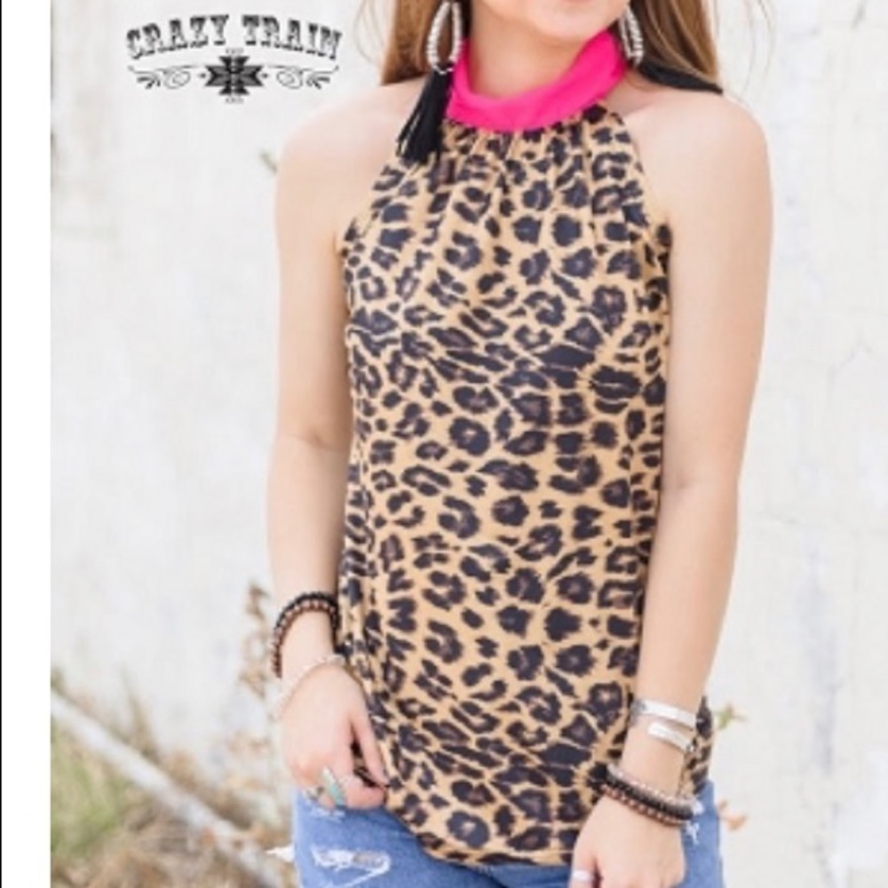 Cheetah print top